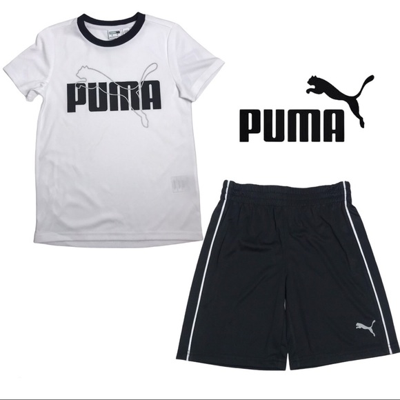 NWT Puma T-Shirt and Shorts Set - Short Sleeve - Picture 1 of 16